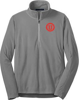 Port Authority Microfleece 1/2-Zip Pullover, Pearl Grey